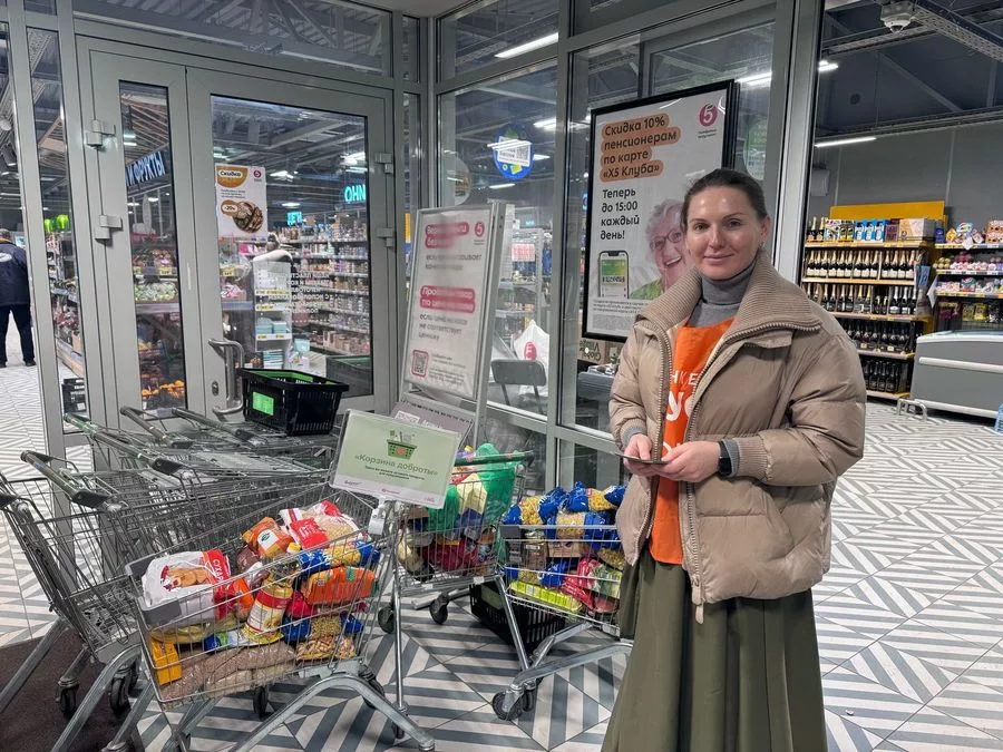 Волонтеры храма и благотворительный марафон «Корзина доброты»