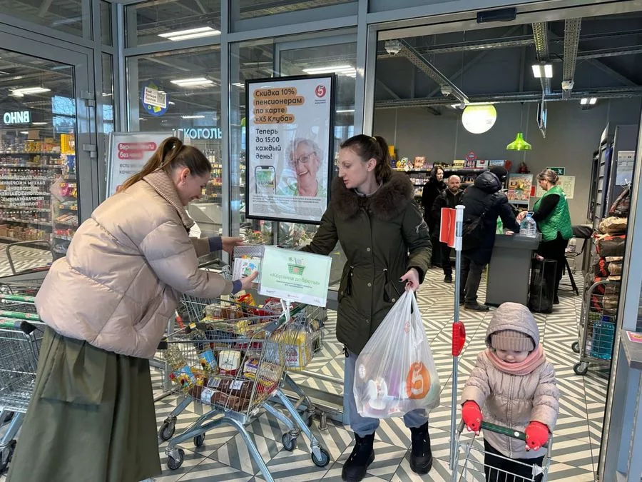 Волонтеры храма и благотворительный марафон «Корзина доброты»