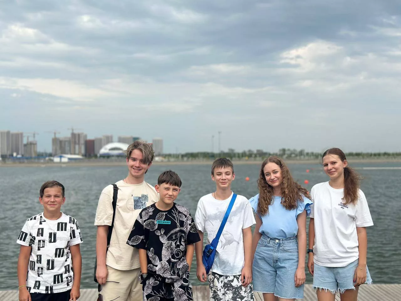 Прогулка в Левобережном парке и катание на велосипедах - выездное мероприятие молодёжной группы храма (03.08.2025)