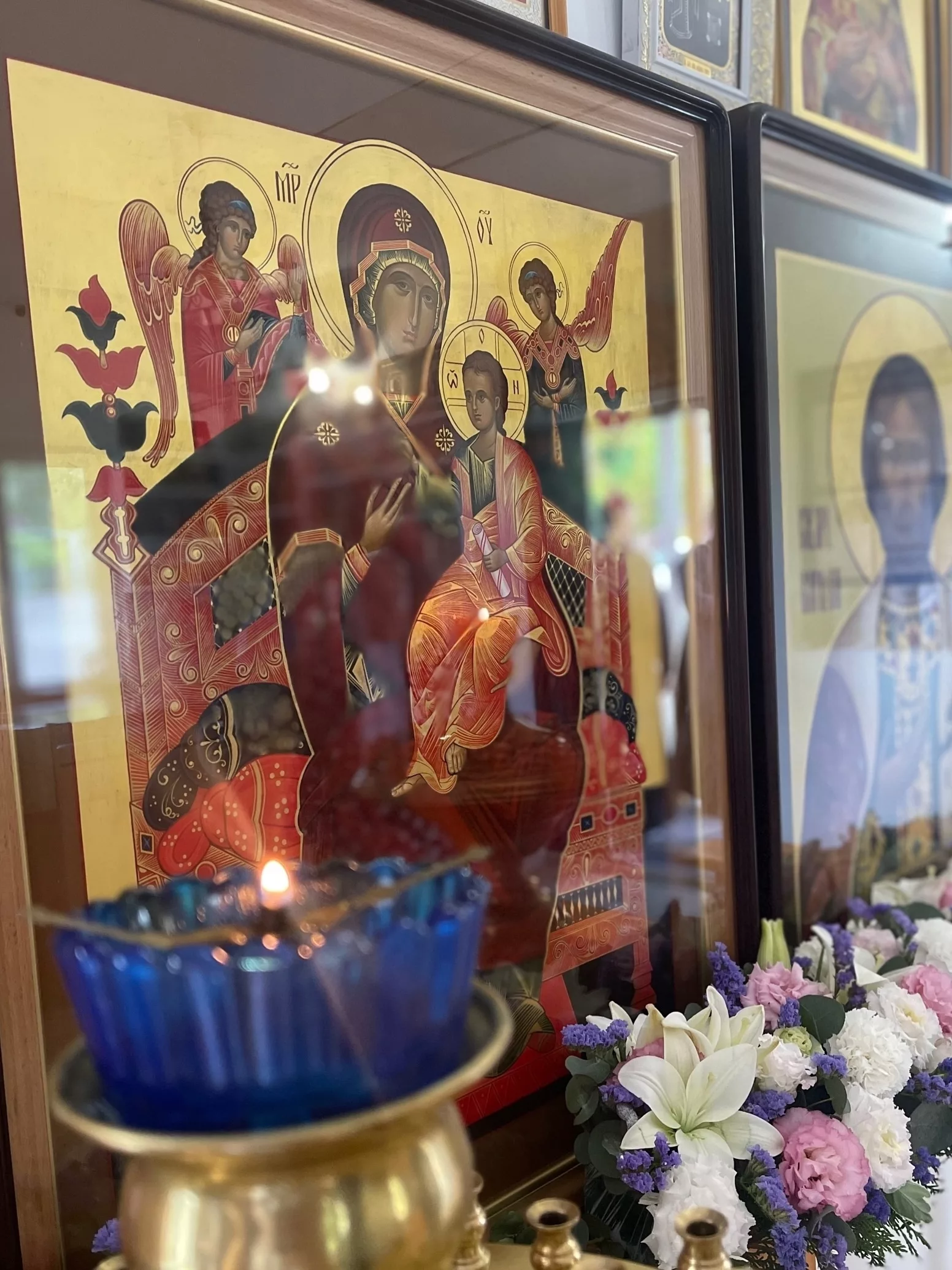 Литургия (31.08.2025). Икона Божией Матери «Всецарица» и молебен на начало учебного года