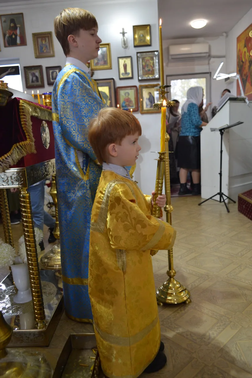 Литургия (02.11.2025) Вмч. Артемия Антиохийского и прп. Гавриила (Ургебадзе) Самтаврийского