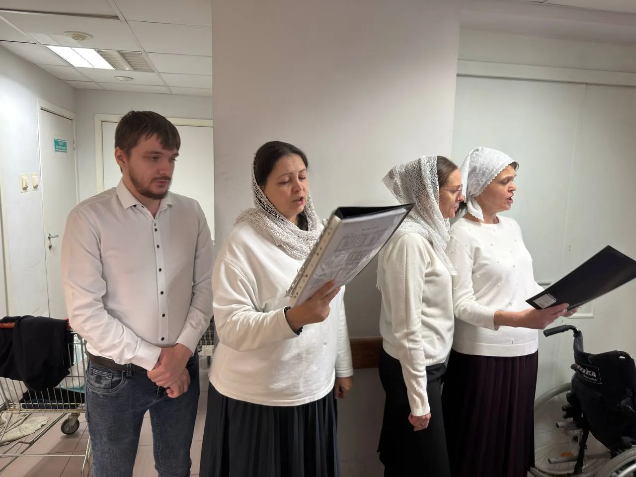 Рождественское поздравление воинов в госпитале (09.01.2026)