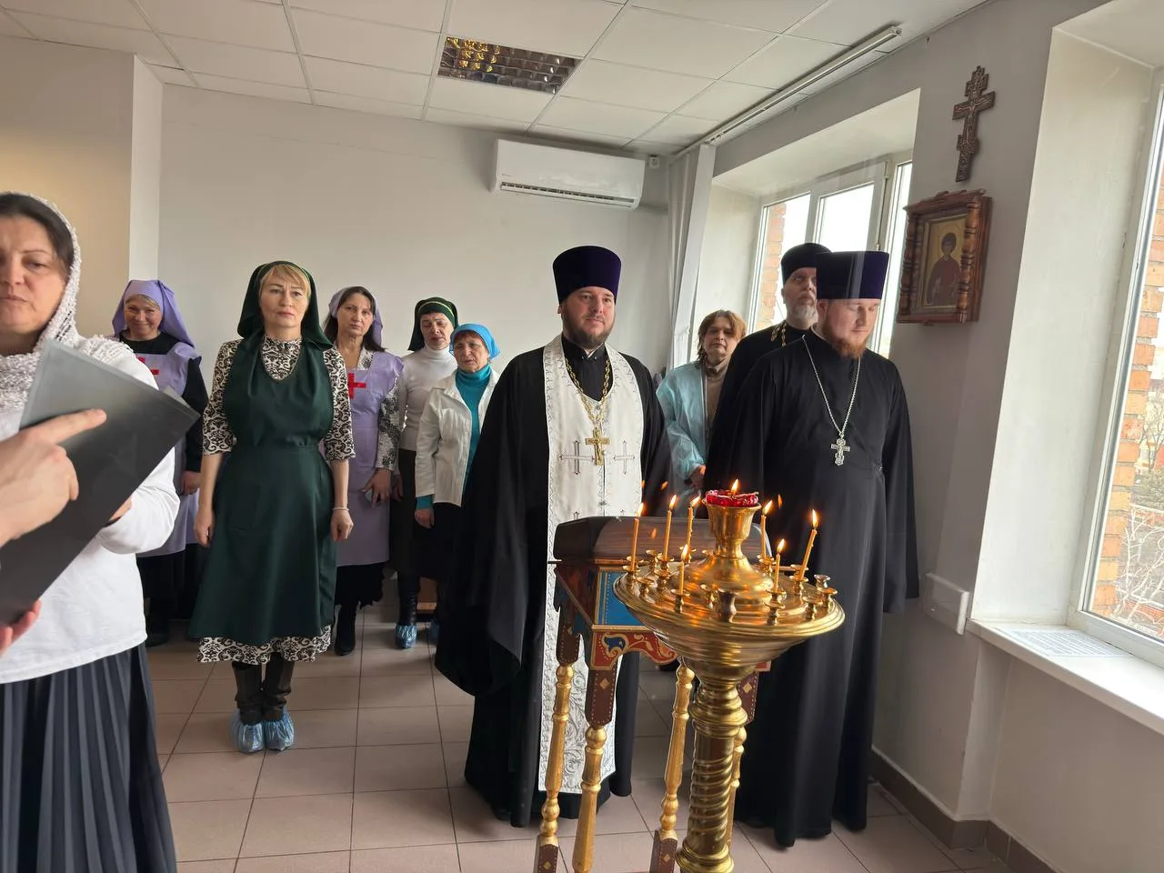 Рождественское поздравление воинов в госпитале (09.01.2026)