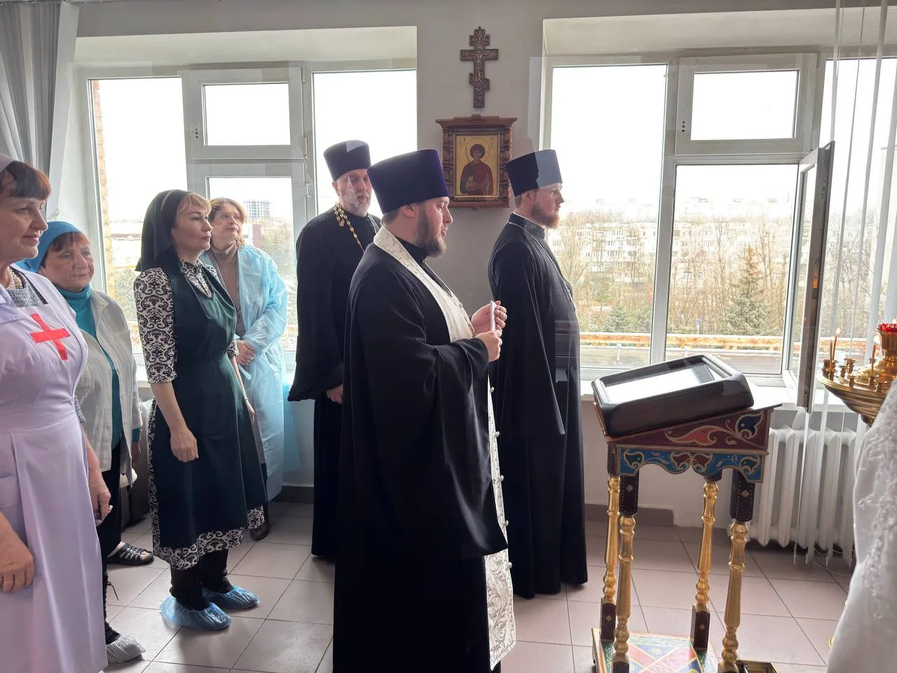 Рождественское поздравление воинов в госпитале (09.01.2026)