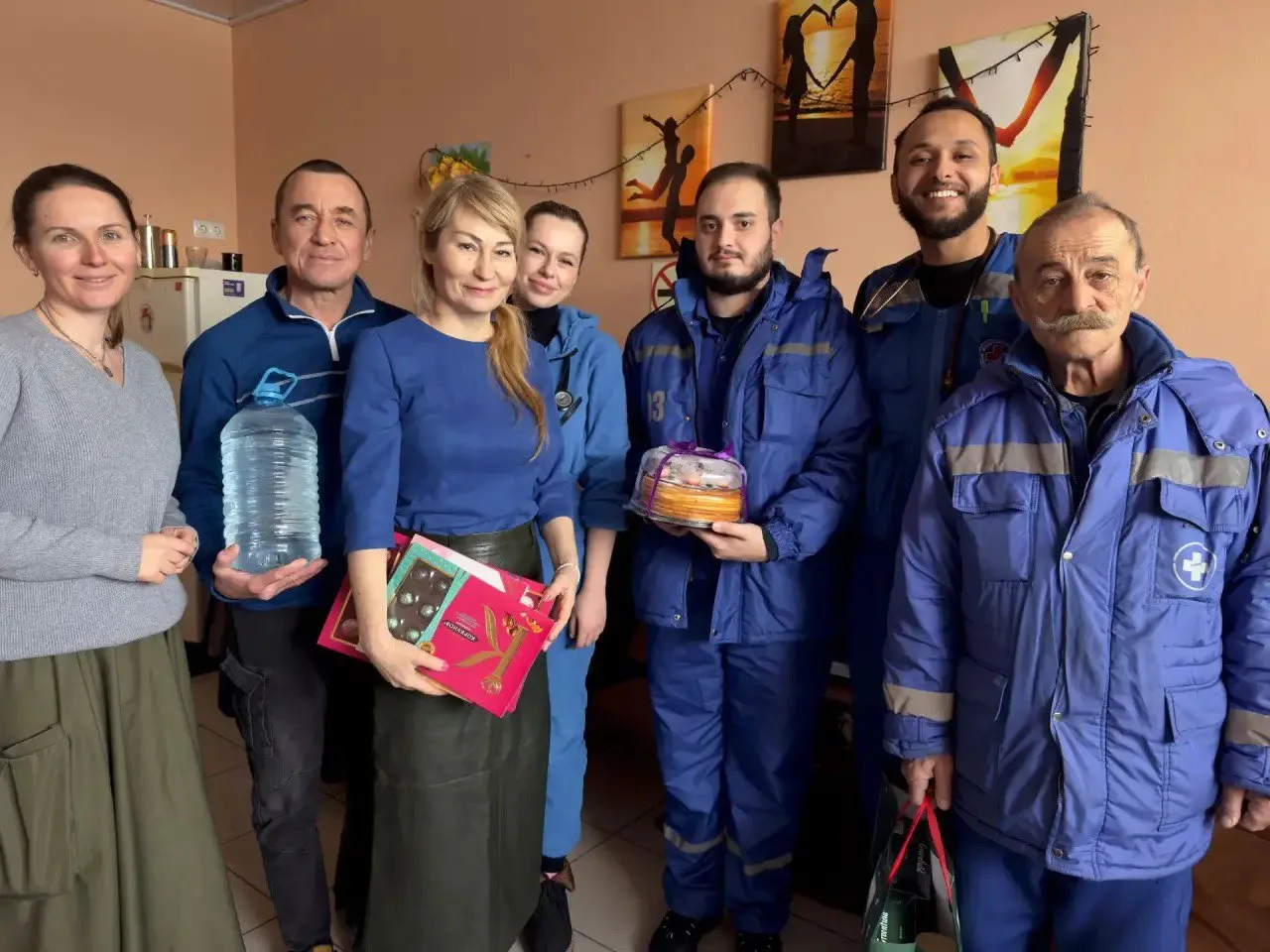 Поздравление медработников скорой помощи с праздником Крещения Господня