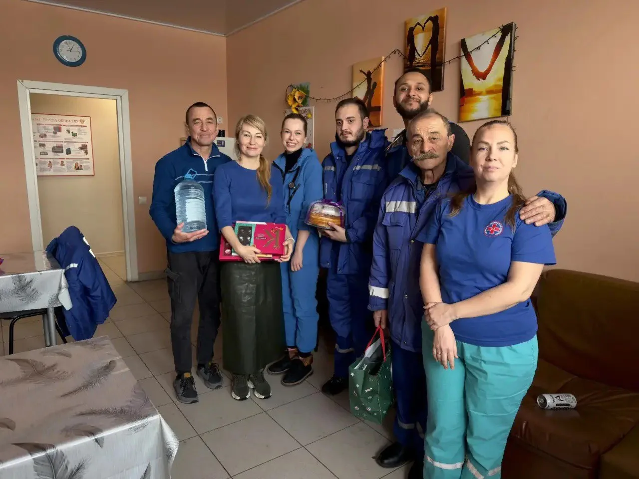 Поздравление медработников скорой помощи с праздником Крещения Господня