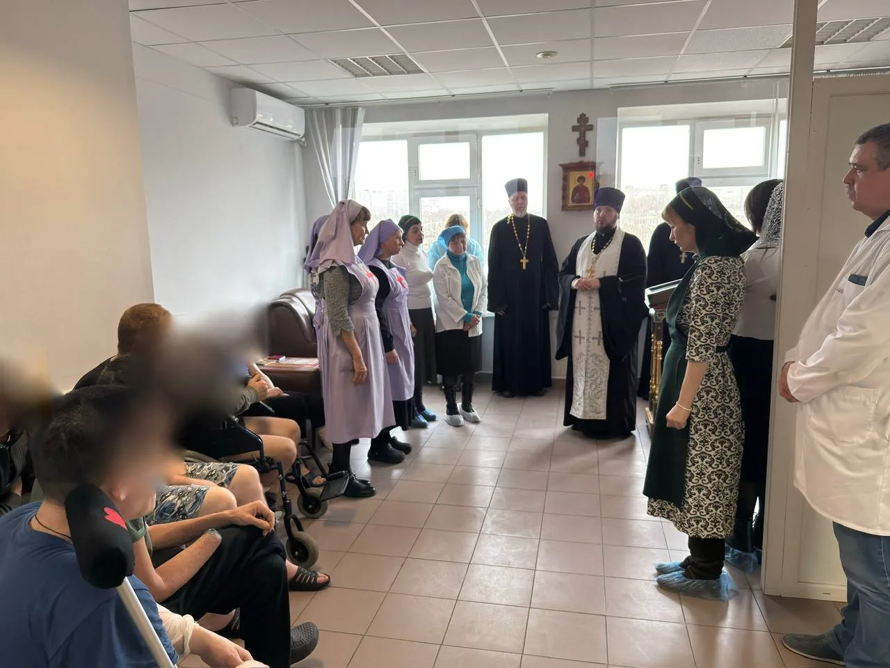 Рождественское поздравление воинов в госпитале (09.01.2026)