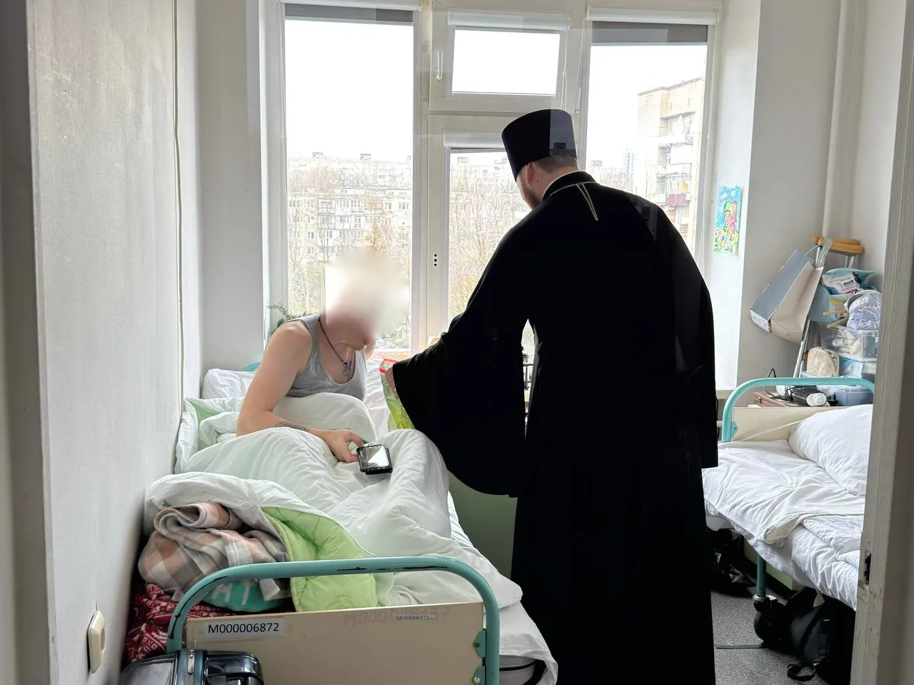 Рождественское поздравление воинов в госпитале (09.01.2026)