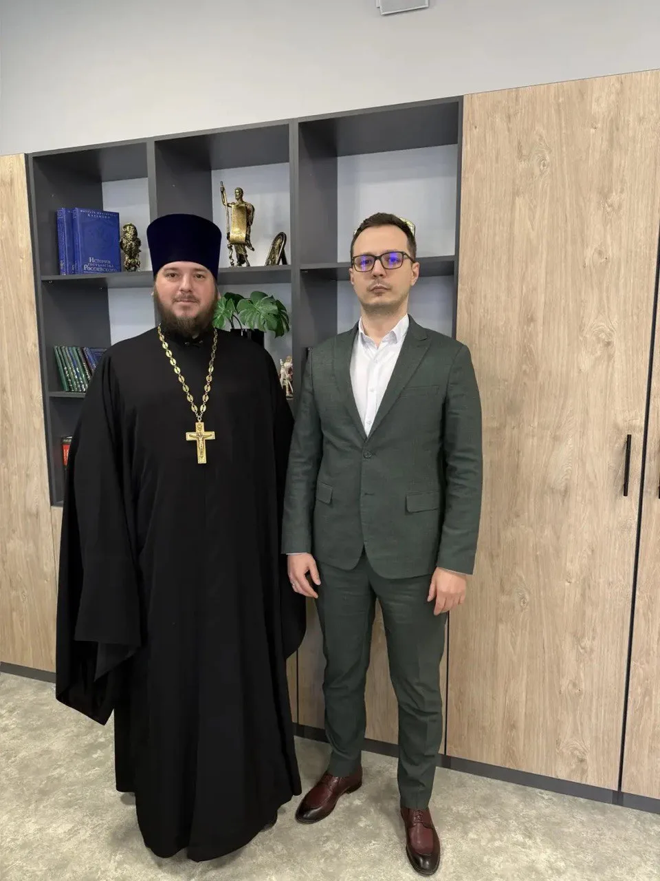 Встреча настоятеля храма «Неупиваемая Чаша» с директором школы № 115 г. Ростова-на-Дону (28.02.2026)