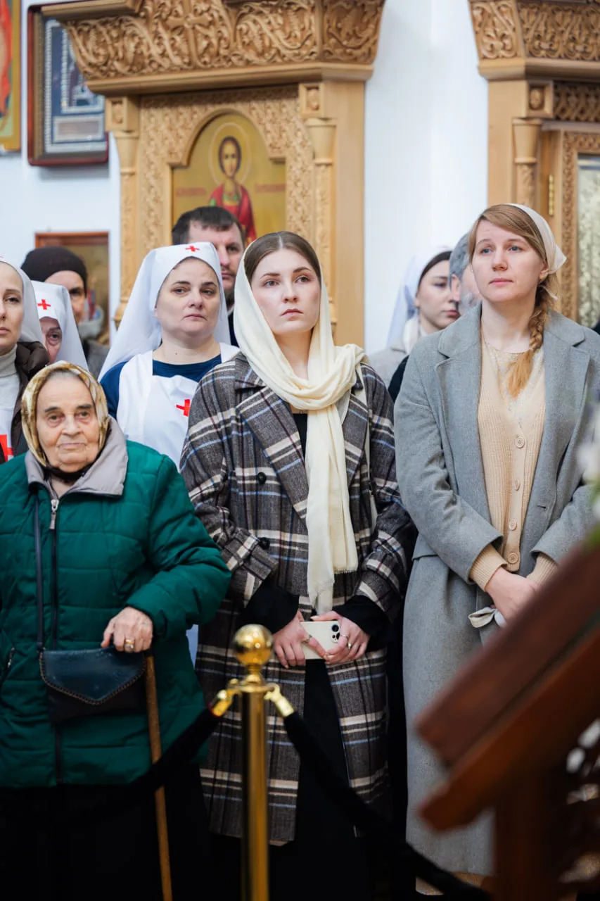 В Троицком храме Свято-Иверского монастыря совершено общее говение духовенства Ростовской-на-Дону епархии (18.03.26)