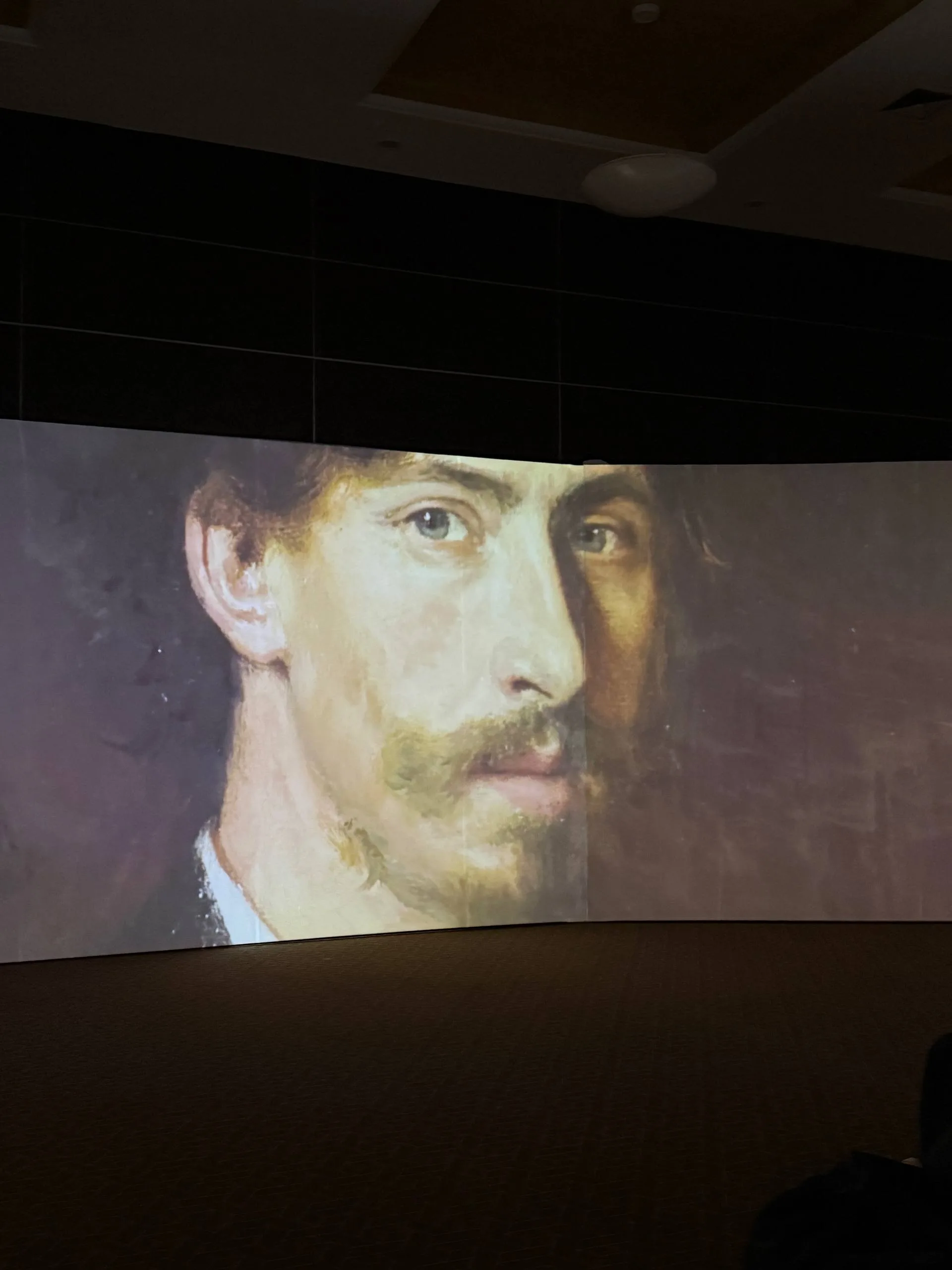 Молодежная группа храма посетила мультимедийную выставку картин В. И. Сурикова